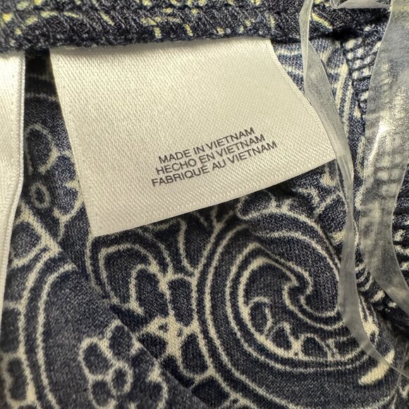 NWT Black Label -  Skirt by Evan Picone -  Women's Size Large - Navy/Lemoncello - Picture 5 of 5